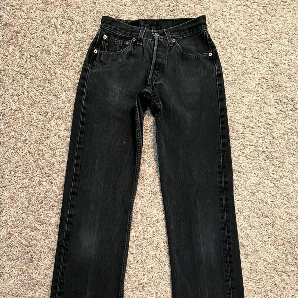 Levi 501 Straight Button Fly Jeans